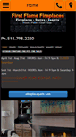 Mobile Screenshot of firstflamefireplaces.com