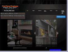 Tablet Screenshot of firstflamefireplaces.com